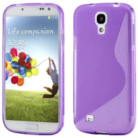 Силиконов гръб ТПУ S-Case за Samsung Galaxy S4 I9500 / S4 I9505 / S4 Value Edition I9515 лилав